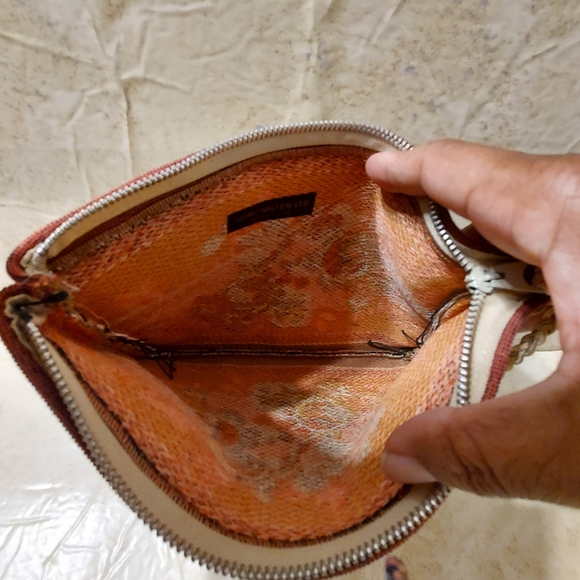 Shirl Miller LTD. Floral Tapestry Print Pouch Clutch Bag Wristlet - Picture 8 of 11